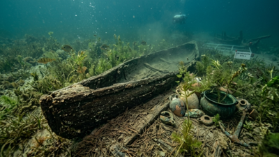In 2022, a scuba diver’s discovery of a carved log led to an ancient native American canoe