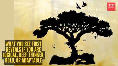 Optical illusion personality test: Lion, gorilla, tree or birds? What you see first reveals if you are logical, deep thinker, bold, or adaptable |
