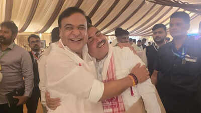'Bad days for… you know who': Himanta-Suvendu bonhomie grabs attention at Assam govt swearing-in ceremony