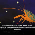 Cancer Horoscope Today, May 4, 2026: If you’re into sports, recognition can come, maybe a medal, praise, or selection