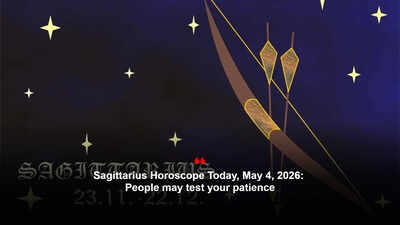 Sagittarius Horoscope Today, May 4, 2026: People may test your patience