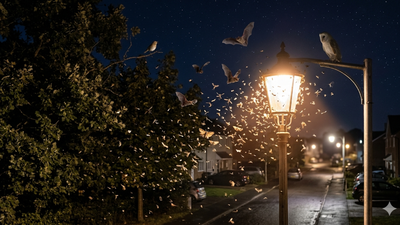 How streetlights may be affecting birds, bats and insects at night in ways scientists did not expect