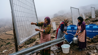 How women in Morocco are turning desert fog into drinking water