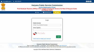 HPSC PGT Computer Science 2026 admit card out at hpsc.gov.in for May examination: Direct link