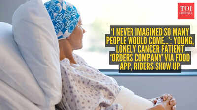 ‘I never imagined so many people would come...’: Young, lonely cancer patient ‘orders company’ via food app, riders show up