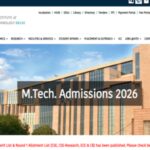 IIIT Delhi MTech admissions 2026: Round 1 seat allotment, merit list released at iiitd.ac.in; direct link here