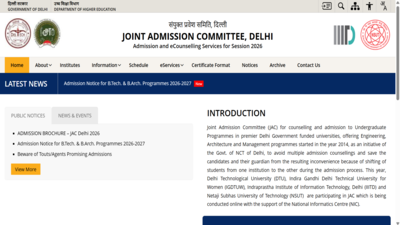 JAC Delhi 2026 counselling registration begins on May 28: Check eligibility criteria