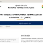 JIPMAT 2026 application correction window closes today at exams.nta.nic.in: Check direct link, list of editable fields