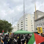 London: Man held after van injures pedestrian during protests over removal of flags in Birmingham