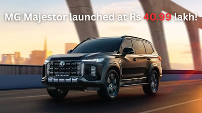 MG Majestor launched in India at Rs 40.99 lakh: Features, specs explained