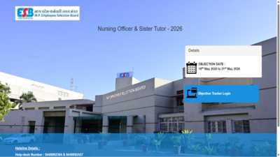 MPESB Nursing Officer, Sister Tutor answer key 2026 released for 2,317 posts: Direct link to download here