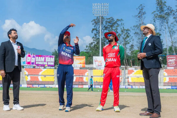 Oman 93/5 in 22.3 Overs | NEP vs OMA Live Score: Nandan Yadav, Lalit Rajbanshi strike early as Nepal defend 256