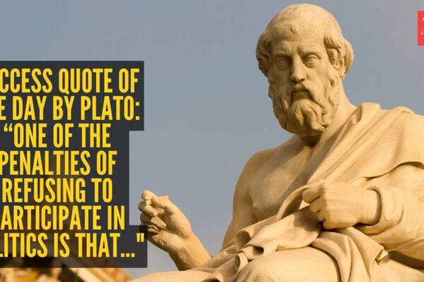“One of the penalties of refusing to participate in politics is that..."