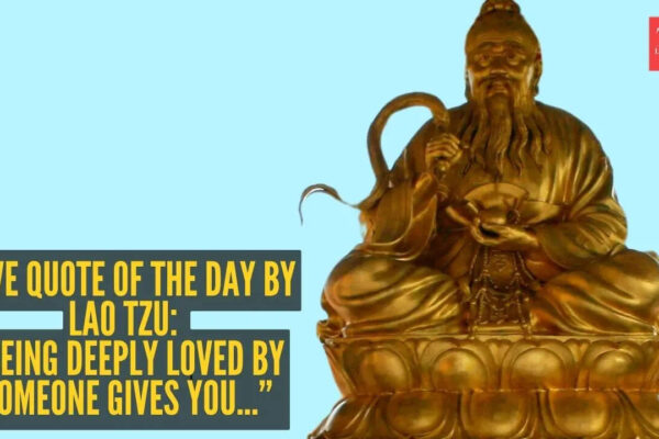 “Being deeply loved by someone gives you...”