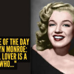 “The real lover is a man who..."