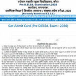 Rajasthan Pre DElEd hall tickets released for May 20 examination at predeledraj2026.com; download here
