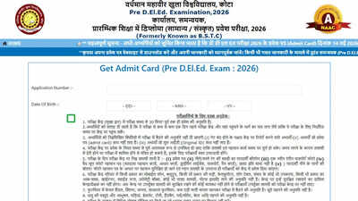 Rajasthan Pre DElEd hall tickets released for May 20 examination at predeledraj2026.com; download here