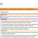 RBI Assistant result 2026 released at rbi.org.in; Mains examination to be held on June 7: Download PDF here