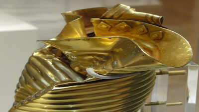 In 2001, a metal detectorist in a Kent field found a 'crumpled piece of scrap' that was actually a 4,000-year-old royal treasure