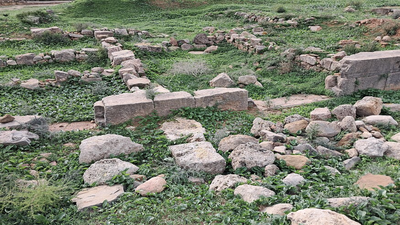 Archaeologists digging in a garden discover a hidden 2,200 year old Roman military camp