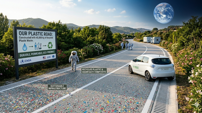 “Rubbish roads” in Nepal: Turning plastic waste into roads to create cleaner cities