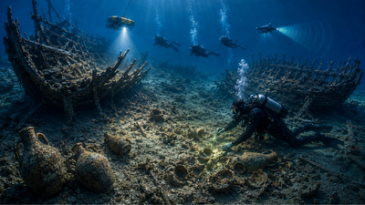 Scientists discover massive ancient ship graveyard with 150 hidden shipwrecks beneath Gibraltar waters