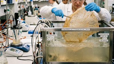 Scientists grow a bacteria-made “living” supermaterial that could replace plastic