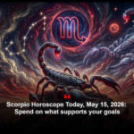 Scorpio Horoscope Today, May 15, 2026: Spend on what supports your goals