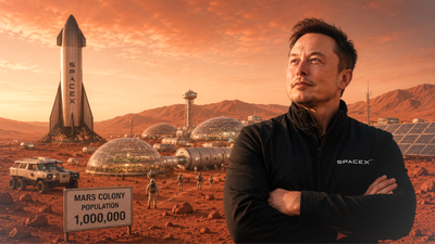 SpaceX could give Elon Musk the biggest reward payout in history if he colonises Mars with 1 million people