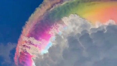 Stunning ‘rainbow clouds’ spotted over Indonesia: Scientists explain the rare phenomenon