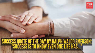 Ralph Waldo Emerson: Success quote of the day by Ralph Waldo Emerson: "Success is to know even one life has..."