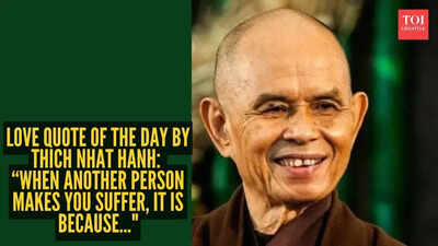 Thich Nhat Hanh Quotes: Love quote of the day by Thich Nhat Hanh: “When another person makes you suffer, it is because..."
