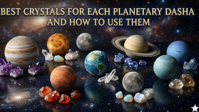 Best crystals for each planetary dasha and how to use them