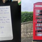 ‘Adds a little brightness to my day’: Heartfelt note left by homeless man in UK village library goes viral