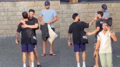 Watch: Virat Kohli’s playful beard gesture to Shubman Gill goes viral before IPL 2026 Qualifier 1