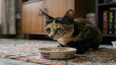 Scientists explain why your cat suddenly walks away from food halfway through, then comes back minutes later