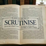 Word of the day: Scrutinise