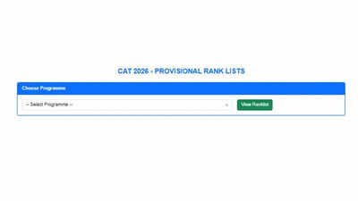 CUSAT CAT 2026 Rank List out: Here's the direct link to check course-wise rankings