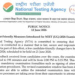 NEET UG  re-exam 2026: NTA extends exam window to 195 minutes, adds rough work pages