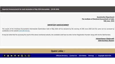 Waiting for CA Inter results? ICAI announces May 2026 result date- check here