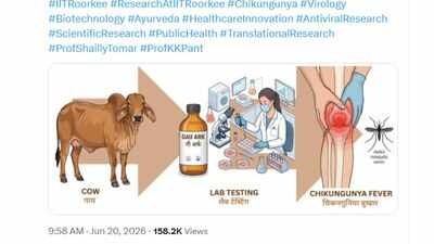 IIT Roorkee's anti-viral Gau Mutra post goes viral; internet locks horns over findings