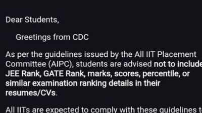 'A country where merit is hidden': IITs ask students to remove JEE, GATE ranks from CVs