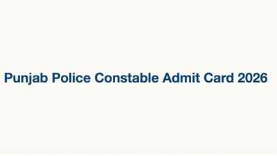 Punjab Police Constable Admit Card 2026 out: Check direct link and steps to download