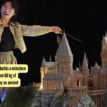 Self-taught woman builds a miniature city masterpiece from 60 kg of chocolate inspired by an ancient Chinese painting