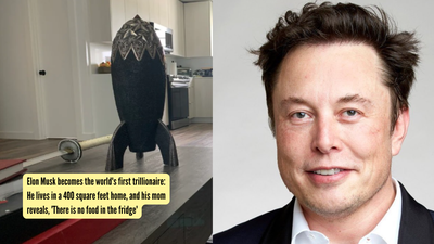 Elon Musk becomes the world's first trillionaire: He lives in a 400 square feet home, and his mom reveals, 'There is no food in the fridge'