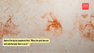 Quote of the day by Leonardo da Vinci: "Where the spirit does not work with the hand, there is no art."