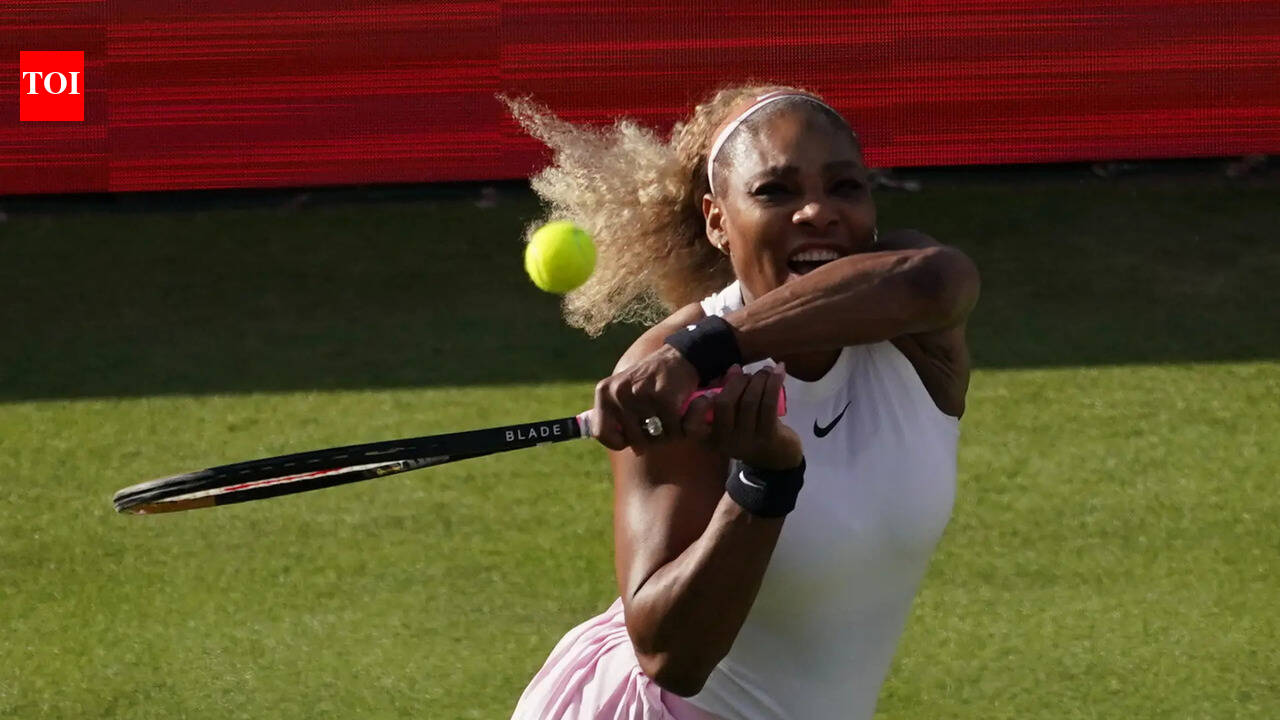 Hitting 193 km/h at 44, Serena Williams' tennis return steals the show - Watch | Tennis News