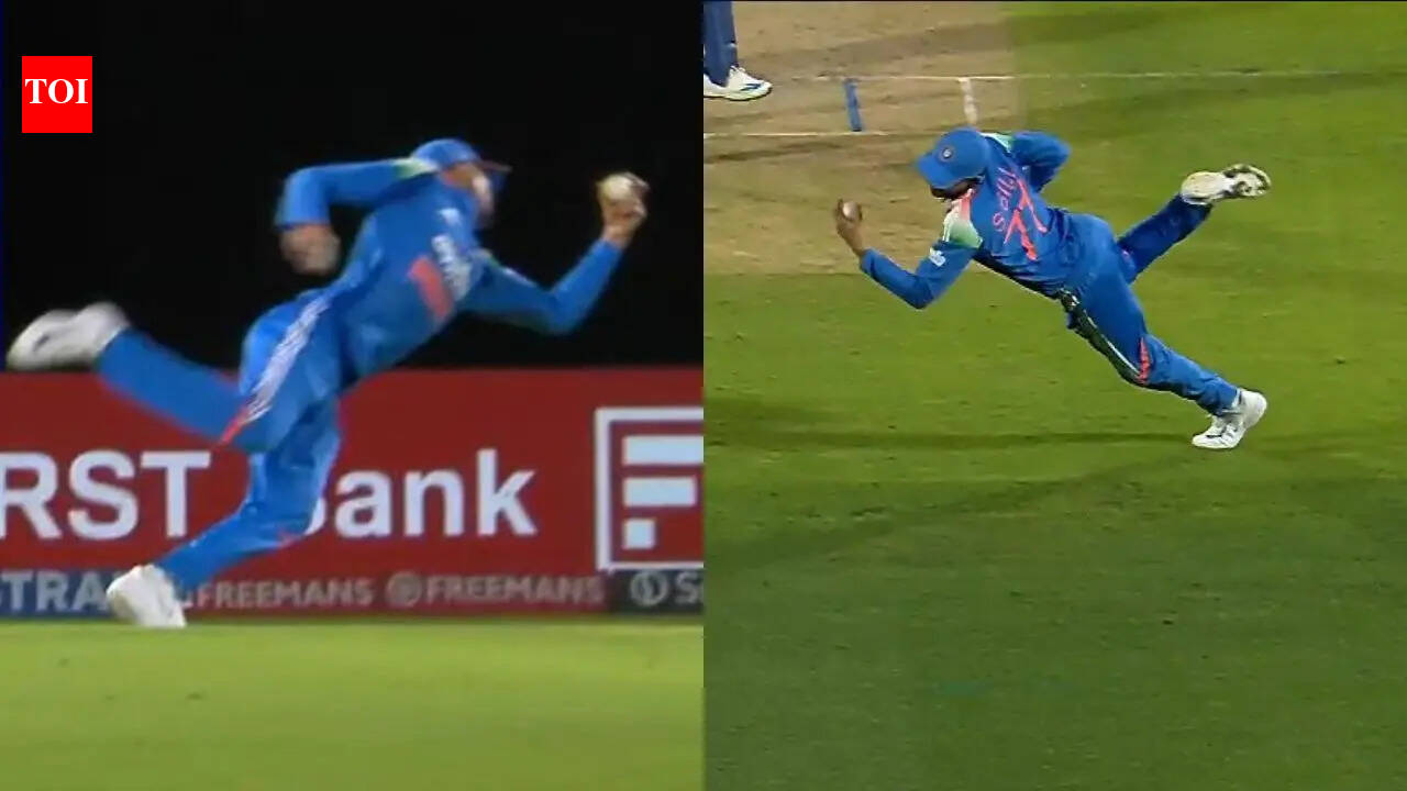 IND vs AFG: Outstanding! Shubman Gill takes one-handed blinder in 1st ODI - Watch | Cricket News