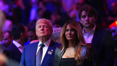 Barron Trump makes rare appearance with new hairstyle at White House UFC event — A timeline of his public sightings