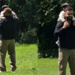 Virat Kohli spotted giving Akaay a piggyback ride during secret family outing: See pics | Off the field News